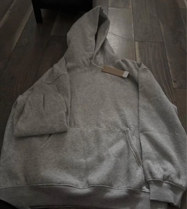 Proveedores estadounidenses: Sudadera con capucha de algodón de alta calidad para hombre, estilo urbano, informal, vintage, de invierno, lisa, con forro polar. - Product Image 4