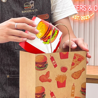 Boîte à Snacks Rectangulaire Personnalisée Écologique et Recyclable pour Frites et Hamburgers – Contenant en Papier pour Fast-Food