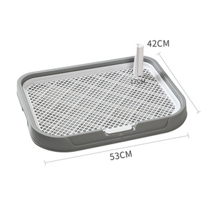 Bandeja de inodoro para perros: orinal extra grande para cachorros para todas las razas, inodoro antideslizante para mascotas de interior/exterior con lados altos - Product Image 2