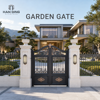 Kit complet en aluminium pour portail, clôture et garde-corps, thermolaqué, résistant aux UV, écologique, sur mesure pour projets de villas et jardins, direct usine
