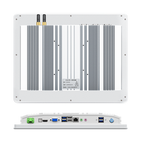 Nuevo Monitor Táctil Industrial Integrado IP65 de 10.4-23.6 Pulgadas, Panel PC Sin Ventilador con Procesador Intel J4125/i5/i7, Compatible con Linux/Windows