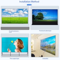 Pantalla LED 4K HD de Vídeo sin Interrupciones, Pantalla Electrónica para Publicidad, Monitor para Sala de Reuniones, Gran Venta