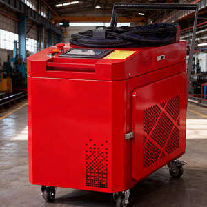 Machine de nettoyage laser à fibre d'impulsion de 300 watts efficace pour la rouille du bois et la pierre d'élimination de la peinture compatible - Product Image 4