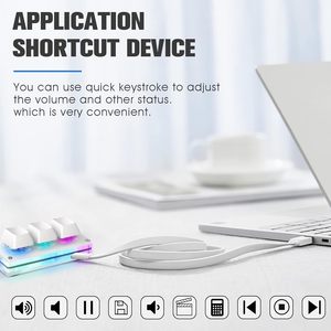 Ecarke USB Mini 3-Key OSU Keypad Hotswap One Handed Mechanical Gaming <strong>Keyboard</strong> Cherry Switch RGB Backlit Ultra Thin MacBook New - Product Image 6