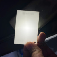 Plaque de guidage de lumière de feuille acrylique de LED de qualité optique blanche de fabricant en gros