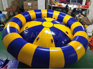 Barco de discoteca inflable al aire libre, cohete de agua inflable, OVNI para parque acuático, parque de juegos para niños y adultos - Product Image 3