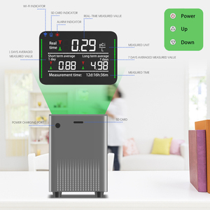 Korean Imported Sensor Home <strong>Radon</strong> Monitor Pulse Ion Chamber LCD Screen Tester for Air Soil Water Bq/m3 Pci/l - Product Image 5
