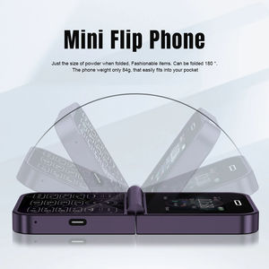 Teléfono Móvil Plegable F15 Mini Nuevo, Doble SIM, 2G GSM, Pantalla de 2.0 Pulgadas, Marcación Rápida, Voz Mágica, Linterna, Radio FM, Teléfono Plegable Pequeño - Product Image 4