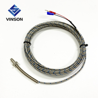 Sensor de Temperatura Tipo J de Alta Calidad con Perno, Termopar Tipo K, Suministro del Fabricante Chino