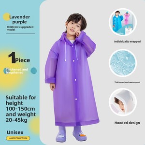 Impermeabile Monouso Compresso per Bambini, in EVA Spesso, per Studenti, Ragazze e Ragazzi, per Escursioni e Attività all'Aperto - Product Image 6