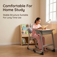 Ensemble de bureau et chaise réglables sur mesure de bonne qualité pour l'école, bureaux et chaises d'école, ensemble table et chaise pour étudiants