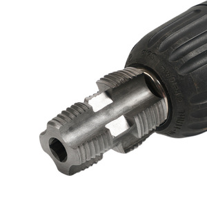 Double-ended Pipe <b>Thread</b> Cutter 1/2 In To 1-1/2 In Steel For Water Pipe Repair Electric Drill <b>Tool</b> - Product Image 2