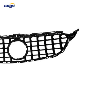 Griglia Paraurti Anteriore GUGO W205 per Mercedes Classe C Berlina Coupé, Stile GT Argento Metallizzato, Kit Carrozzeria - Product Image 3