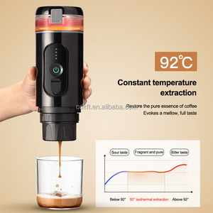 <span class=keywords><strong>Machine</strong></span> <span class=keywords><strong>à</strong></span> <span class=keywords><strong>café</strong></span> expresso portable 3-en-1 en acier inoxydable avec pompe 19 bars, fonctions de chauffage et de bouillage pour le bureau, la maison et l'extérieur - Product Image 2