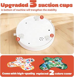 مجموعة ألعاب القطط التفاعلية 4 في 1 القابلة لإعادة الشحن من دونسوري، تتضمن ألعاب على شكل فراشة وريش للقطط الداخلية مع تصميم صوتي لجميع السلالات - Product Image 4