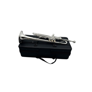Seasound Chất lượng cao OEM BB Bạc trumpet jytr401s với cơ thể đồng trompeta - Product Image 6