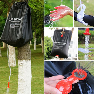 Baiyuheng – Sac de <span class=keywords><strong>douche</strong></span> solaire personnalisé avec logo, portable, pour camping en extérieur, 20L 40L, chauffe-eau en PVC - Product Image 6