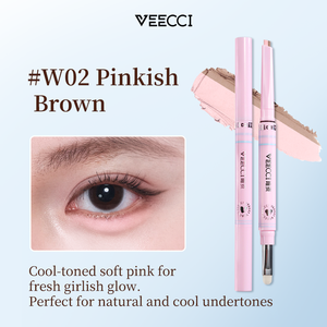 VEECCI Stylo pour les yeux double embout, effet naturel longue tenue, pour un maquillage des yeux soigné et durable - Product Image 3
