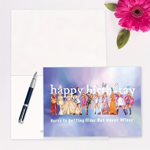 Happy Birth-Tay Cartes de Voeux Ensemble avec Enveloppes Motif de Dessin Animé Cartes en Papier Multi-Design Tout Destinataire TayI0r Fans Club Cadeaux - Product Image 4
