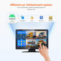 Moniteur de caméra de camion intelligent Android de 10 pouces avec AI BSD DMS ADAS, DVR WiFi, détection d'angle mort pour la sécurité de la flotte de tracteur de bus RV