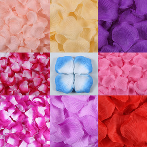 100 unids/pack seda Artificial flor decorativa pétalos de rosa decoraciones para fiesta de boda RD San Valentín pétalo Rosa Flores - Product Image 2