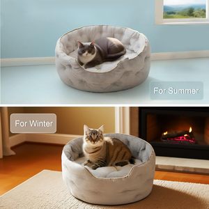 2025 nueva moda estilo escandinavo protector sostenible lavable Linda cama para gatos diseño minimalista para gatos y perros de interior cama para mascotas - Product Image 3