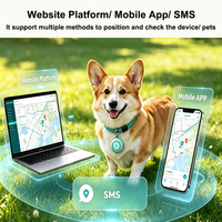 Collier GPS pour animaux de compagnie avec alarme géofence, grande capacité 900 mAh, appel bidirectionnel SOS, suivi de la santé, pour chats et chiens