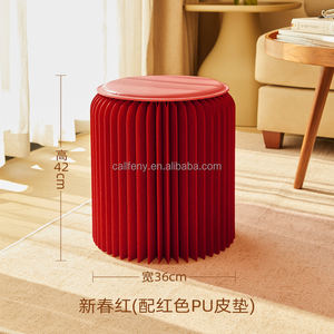 Callfeny sedia di carta flessibile 42cm sgabelli da bar di carta sedia pieghevole risparmio di spazio mobili per la casa - Product Image 5