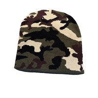 Bonnet en tricot jacquard camouflage tendance 2026 unisexe, style streetwear hip-hop, chaud et élastique pour adulte, collection automne-hiver, OEM ODM, faible MOQ