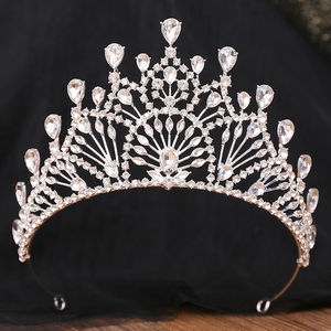 Belle Cristal Tiara Couronne De Mariage De Mariée Brillant Strass Bande