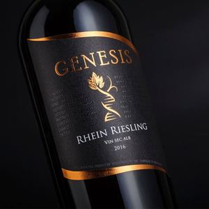 Etiquetas Personalizadas para Botellas de Vino con Lámina Dorada, Adhesivos para el Cuello de la Botella, Imprimibles, Resistentes al Agua, Impresión Atractiva - Product Image 1