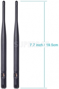 SMA-<span class=keywords><strong>antena</strong></span> Wifi Omni macho <span class=keywords><strong>de</strong></span> 2,4 GHz para enrutador WiFi Wlan, enrutador <span class=keywords><strong>de</strong></span> <span class=keywords><strong>red</strong></span> inalámbrico, adaptador USB, tarjeta PCI, cámara IP FPV - Product Image 6