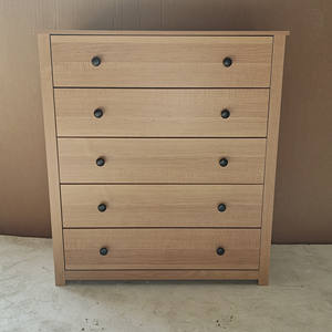 Cassettiera Moderna di Lusso a 5 Cassetti, Mobile Contenitore in Legno per Camera da Letto o Ingresso - Product Image 1