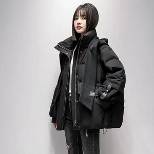 Chaqueta de plumón urbana minimalista para mujer, estilo urbano versátil - Product Image 4