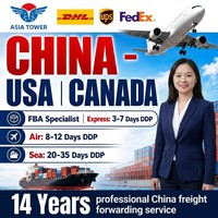 Transitaire fiable depuis 14 ans de Chine vers les États-Unis et le Canada, service FBA avec livraison DDP express par voie aérienne et maritime, pour les tentes de Noël