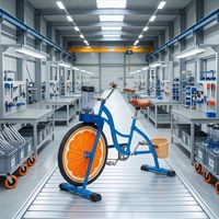 Bicicleta Comercial EXI con Licuadora Integrada - Una Velocidad, Ruedas de 26 Pulgadas, Capacidad de Carga de 150 kg para Smoothies, Extracción de Jugos y Uso Deportivo/Fiestas