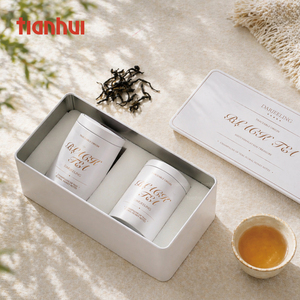 <span class=keywords><strong>Scatola</strong></span> Metallica Rettangolare Tianhui, Piccole Scatole di <span class=keywords><strong>Latta</strong></span> Personalizzate per Set Regalo di Tè alle Erbe e Tè Salutare - Product Image 6