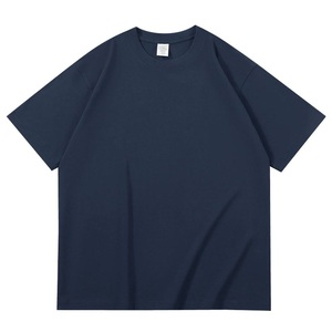 เสื้อยืดคอตตอน 100% หนัก 260 กรัม แบบสั่งทำพิเศษ OEM ODM ทรงโอเวอร์ไซส์ คอกลม แขนสั้น ไม่มีลาย พร้อมสกรีนโลโก้ - Product Image 5