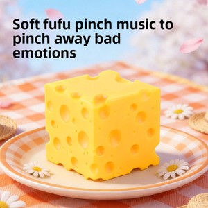 Squeeze Stress Relief Toy 11cm Extra Large Cheese Slow <b>Rebound</b> Flour Stress Relief - Product Image 2