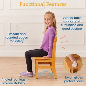 Silla y Mesa de Madera <span class=keywords><strong>Montessori</strong></span> para Jardín de Infancia, Guardería, Preescolar, Muebles para Aula de Aprendizaje Temprano - Product Image 3