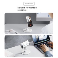 Support magnétique pour téléphone et tablette en alliage, portable, pliable, universel, rotation à 360 degrés, compatible, personnalisable