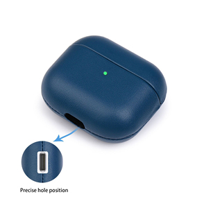 Funda para Auriculares con Revestimiento de PU de Grano Fino, Forro de Microfibra, Recortes Precisos para <span class=keywords><strong>AirPods3</strong></span>, AirPods Pro, Pro2 - Product Image 4