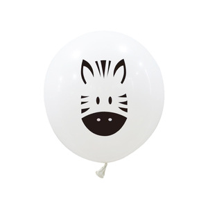 Ingrosso Jungle Animal in lattice palloncino 12 pollici festa di buon compleanno decorazione foresta animale <span class=keywords><strong>leone</strong></span> tigre elefante Zebra Globos - Product Image 3