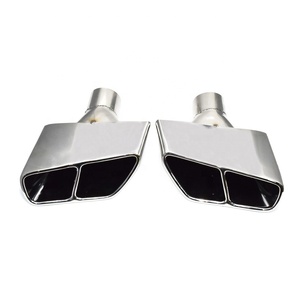 SYPES 304 punte per marmitta di scarico quadrate a quattro uscite in acciaio inossidabile per paraurti M550 modificato 18-20 G30 G38 525 528 <span class=keywords><strong>530</strong></span> - Product Image 4