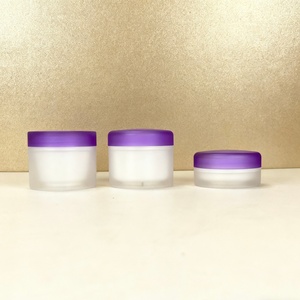 Wholesale Luxury Double-layer PP Flip Cream <b>Jar</b> with Clip 50g 100g 120g 150g 200g Custom Logo White PP <b>Plastic</b> Body Cream <b>Jar</b> - Product Image 2