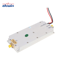 Amplificateur de puissance à semi-conducteurs Dewin 20W 1-6GHz, module RF SSPA ultra large bande, amplificateur de puissance large bande GaN pour équipement de test radar SATCOM