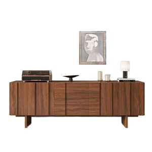 Mueble de TV de Madera Maciza Estilo Vintage, Mueble de Almacenamiento para Sala de Estar - Product Image 5