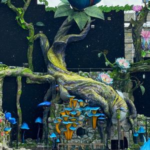 Decoración Inflable Gigante Personalizada de Elementos LIFE para Escenario, Impresionante Tronco y Flor Inflables para el Escenario de Tomorrow Land - Product Image 2