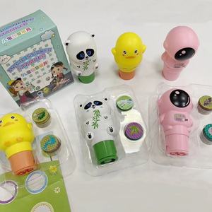 2025 nuevo producto lindo Animal forma Sello Mágico pegatina Sin desorden pegatina mágica conjunto impermeable niño niña sello bono - Product Image 6