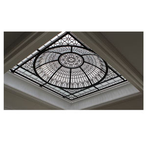 Éclairage de plafond <span class=keywords><strong>en</strong></span> <span class=keywords><strong>d</strong></span>ôme vitrail de salle de bal Panneaux de toit <span class=keywords><strong>en</strong></span> <span class=keywords><strong>d</strong></span>ôme <span class=keywords><strong>en</strong></span> verre teinté Tiffany Plafond <span class=keywords><strong>en</strong></span> verre de construction artistique fait à la <span class=keywords><strong>main</strong></span> - Product Image 4